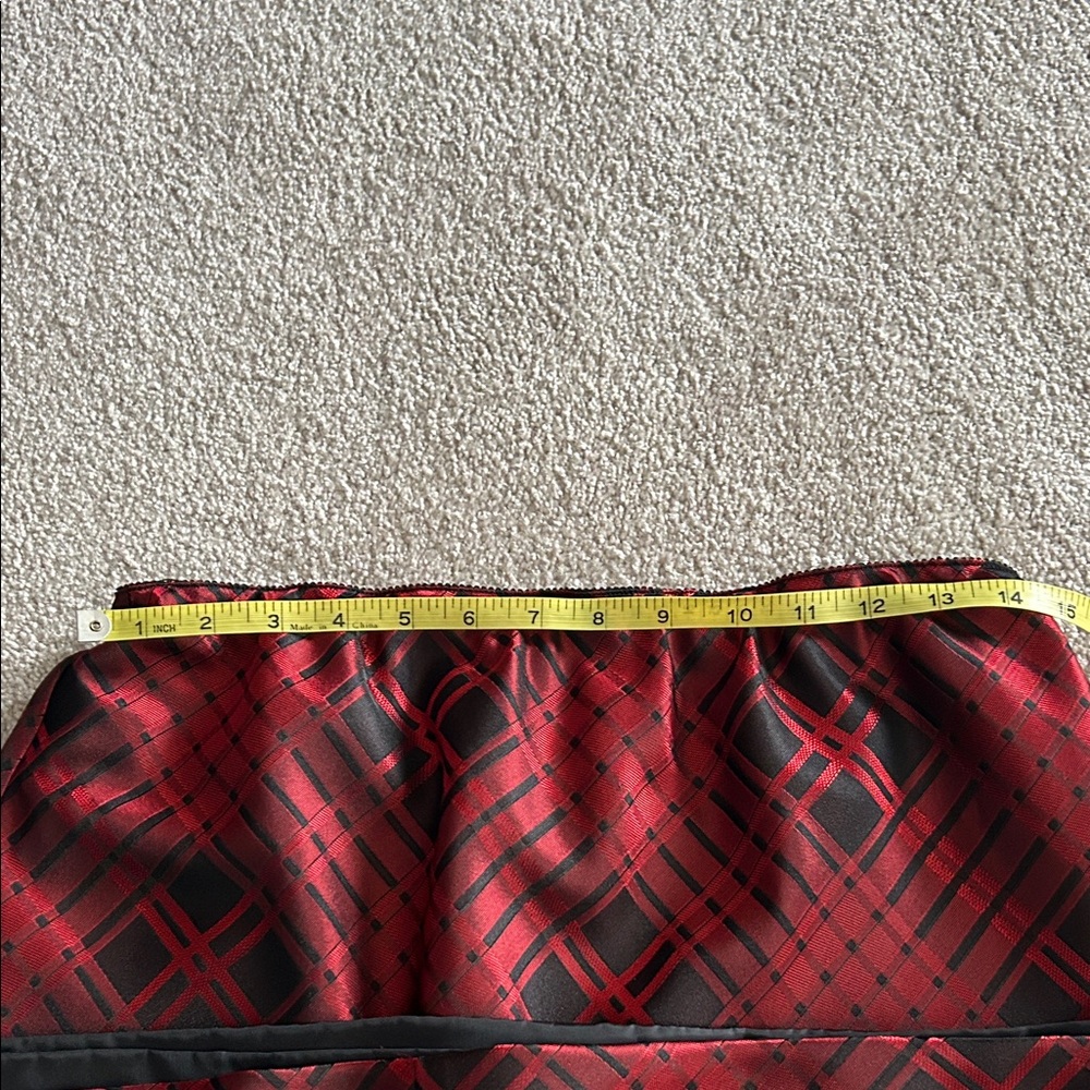 Alex Evenings Plaid Print Formal Maxi Skirt Size M - Picture 8 of 9